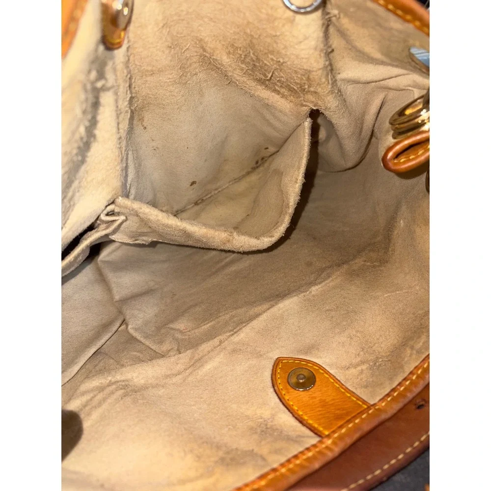 Louis Vuitton Vintage Damier Azur Canvas Hobo Galliera PM Shoulder Bag $1600